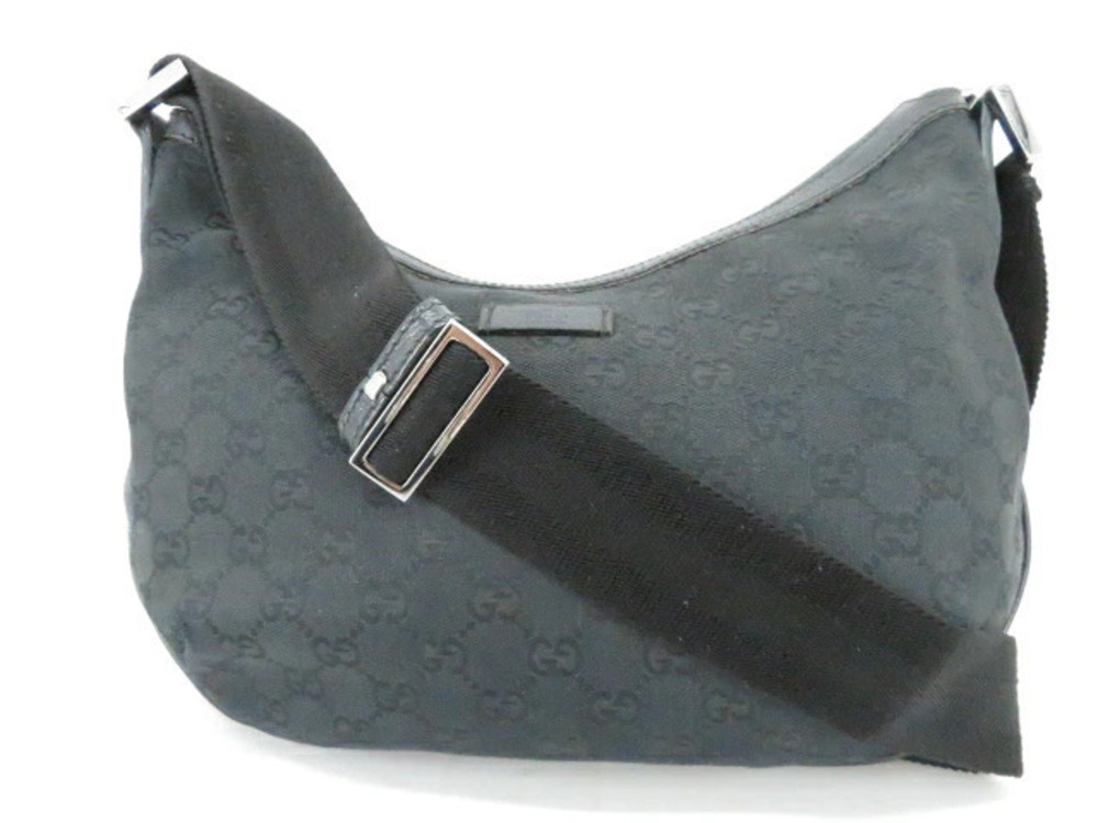 Gucci Bag Shoulder GG Canvas Black